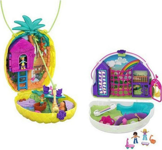 Mattel With Hoodie Bunny Polly Pocket Friend Clips Doll for 4+ Years 10cm