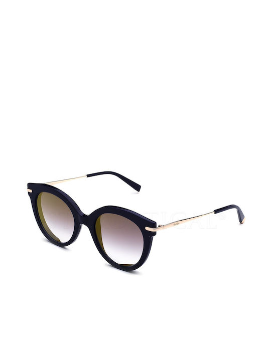 Max Mara NEEDLE VI Women's Sunglasses with Blue Frame KY2/FQ