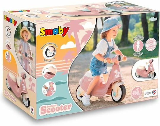Smoby Scooter Car Ride On For 18+ Months Pink