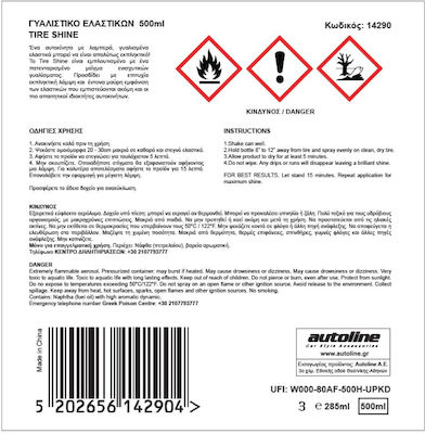 Autoline Spray Polieren für Bereifung Auto 500ml 14290