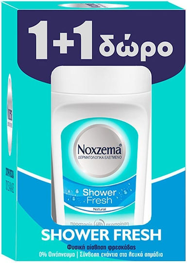 Noxzema Shower Fresh Natural Αποσμητικό 48h σε Roll-On 100ml