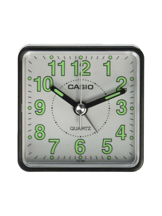 Casio Επιτραπέζιο Ρολόι με Ξυπνητήρι TQ-140-1BEF