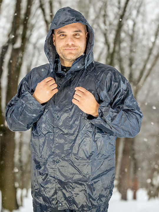 Bormann Impermeabil Bărbătesc Costum de Lucru Albastru marin