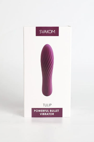 Svakom Tulip Rechargeable Vibrator Mini Κλασικός Δονητής 10.6cm Violet