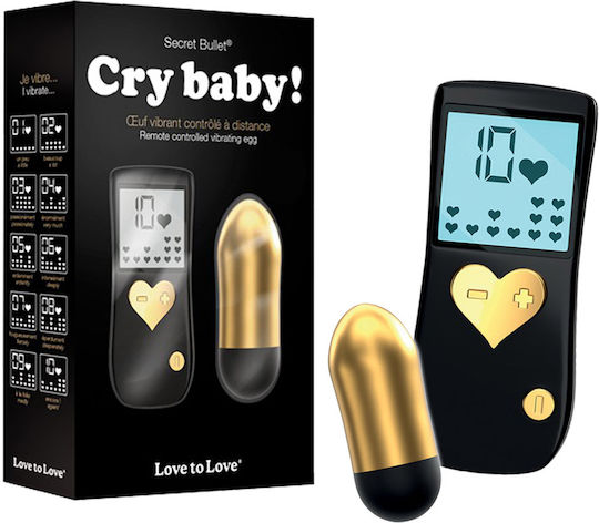 Love to Love Vibrator Ei mit Fernbedienung Gold