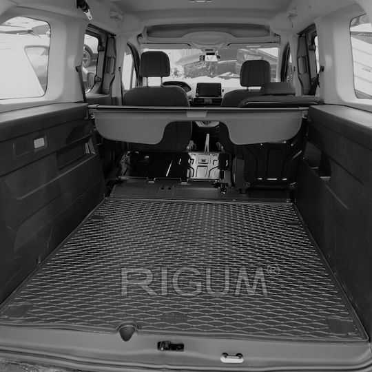 Rigum Trunk Mat for Peugeot Rifter Opel Combo Citroen Berlingo Black
