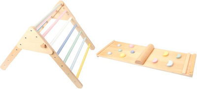 Eli Neli Montessori Pikler Color Set Triangle Ramp Double Sided Climbing Surface