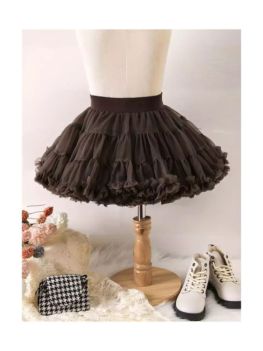 Bob & Blossom Kids Tutu Skirt Brown