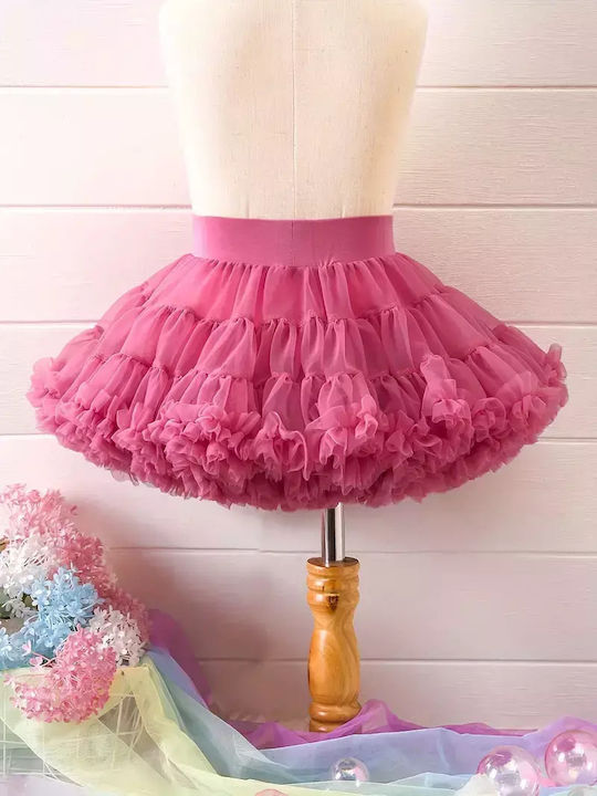 Fustă Tutú pentru Copii din Tulle Roșie