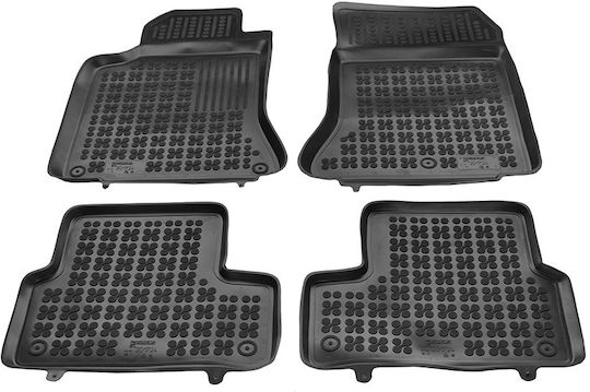Rezaw Plast Set of Front and Rear Mats 5pcs for Mercedes-Benz B Class 2018+ Black