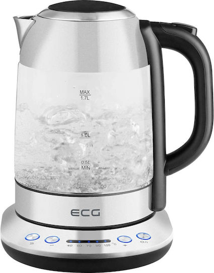 ECG Fierbător 1.7lt 2200W Negru