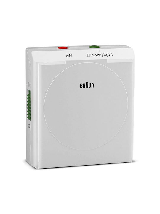 Braun Tischuhr mit Wecker Braun 67705