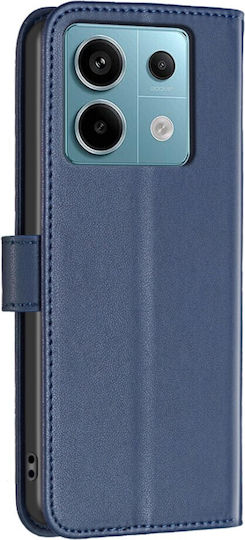 Binfen Wallet Case Δερματίνης Μπλε (Redmi Note 13 Pro 5G / Poco X6)