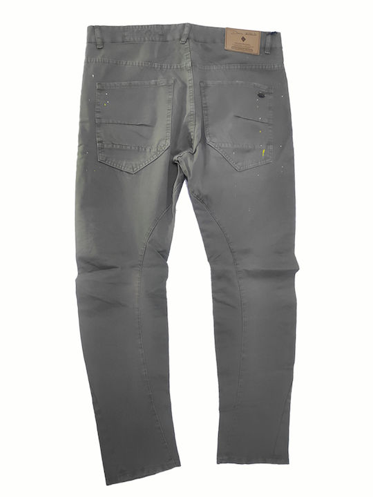 Badge Men's Jeans Pants Xaki