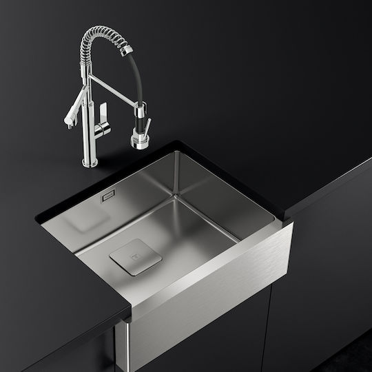 Teka American Professional 60 M-XP 1B 115000055 Drop-In Мивка Inox Сатен Ш59.6xД46.8см Сребрист