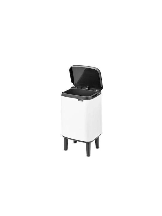 Brabantia Coș De Gunoi Bo Small Hi Plastic Alb 4lt
