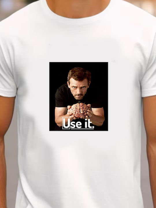 Fruit of the Loom Dr House T-shirt Βαμβακερό Fruit of the Loom Dr House T-shirt Βαμβακερό
