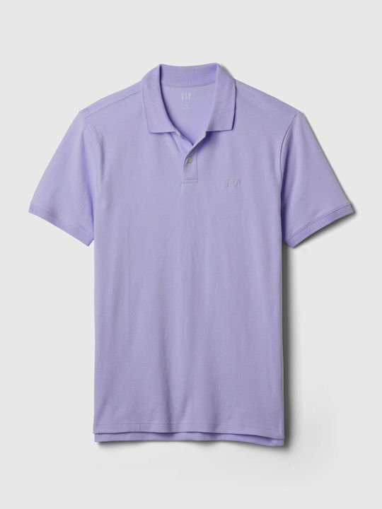 Purple Gap Logo Pique Polo Blouse Fresh Lavender