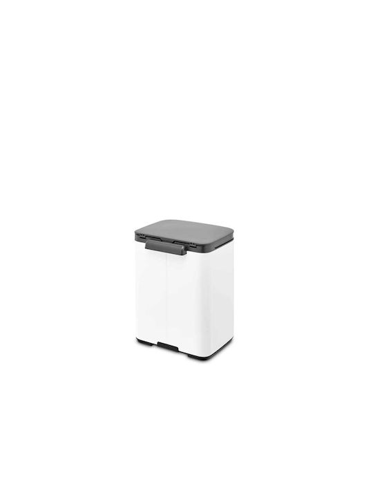 Brabantia Coș De Gunoi Bo Trash Bin Din Plastic Alb 4lt