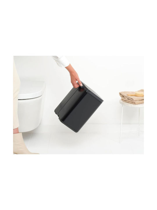 Brabantia Coș De Gunoi Bo Din Plastic Negru 7lt