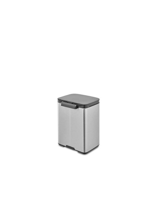 Brabantia Κάδος Απορριμμάτων Πλαστικός Ασημί 4lt
