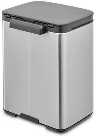 Brabantia Κάδος Bo Small Απορριμμάτων Πλαστικός Ασημί 4lt