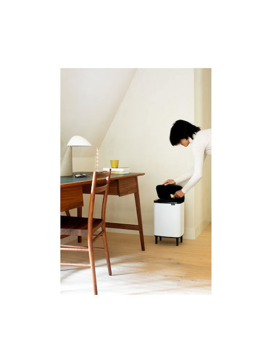Brabantia Bo Hi Κάδος Απορριμμάτων Πλαστικός Λευκός 12lt