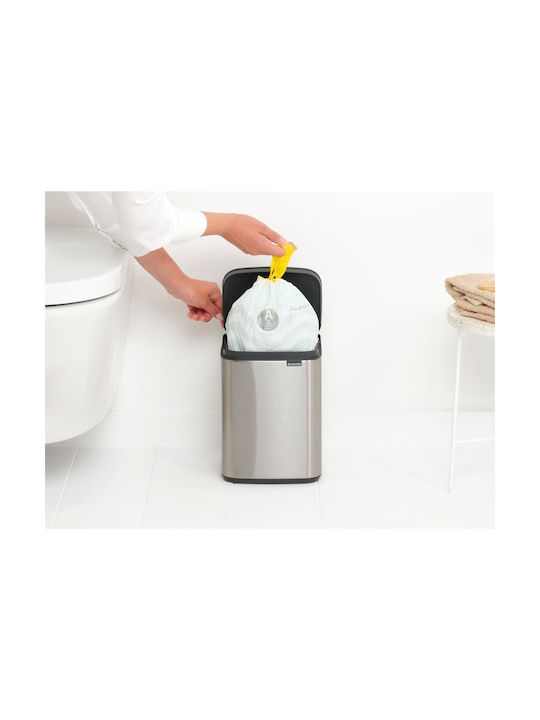 Brabantia Κάδος Απορριμμάτων Πλαστικός Ασημί 4lt
