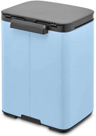 Brabantia Bo Small Waste Bin Plastic with Oscillating Lid Dreamy Blue 4lt