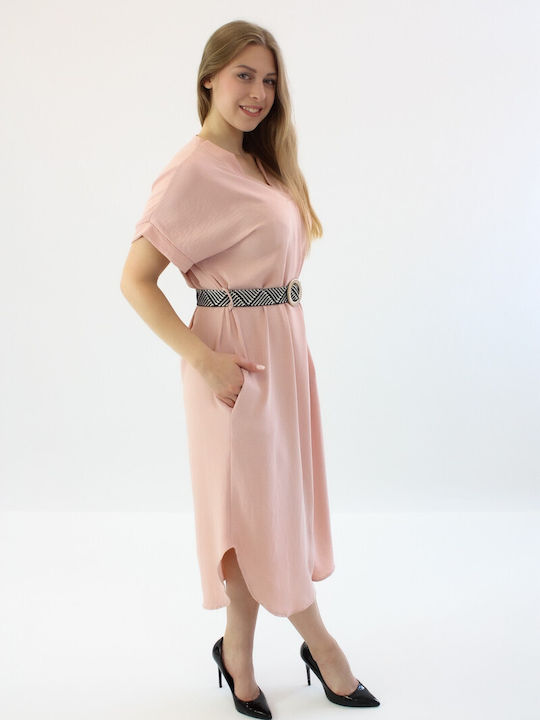 Brak Maxi Kleid Pink