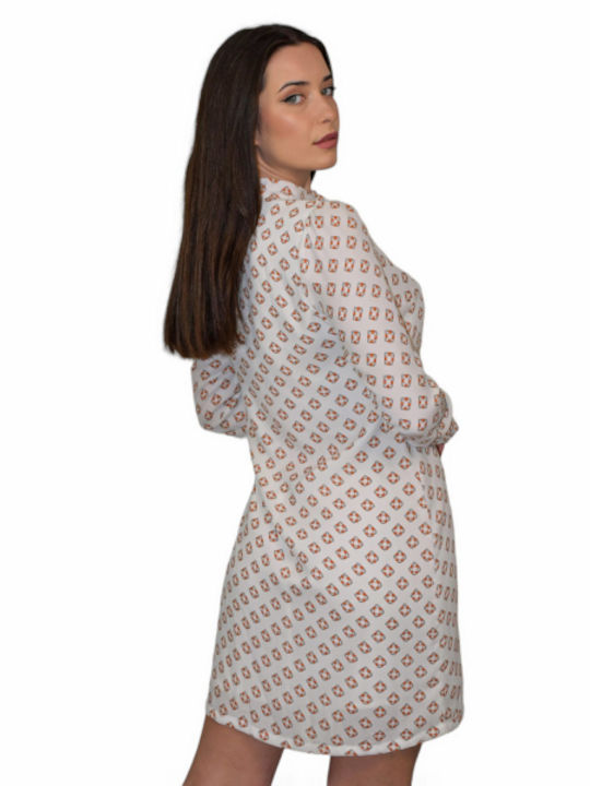 Mini Dress Embrider White Morena Spain Sm-650860-24dr