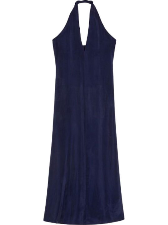 Καλοκαιρινό Midi Φόρεμα Dark Blue