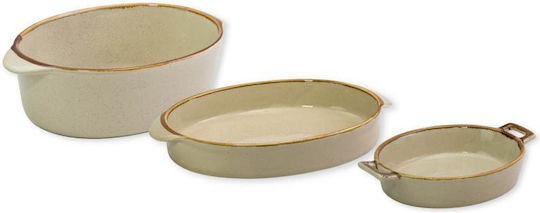 Viosarp Oval Vas de Gătit Rezistent la Căldură Ceramică 27x17x8cm 1buc