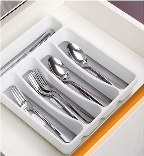 Viosarp Tăvi Pentru Tacâmuri De Sertar Din Plastic 33x29x5cm Gri
