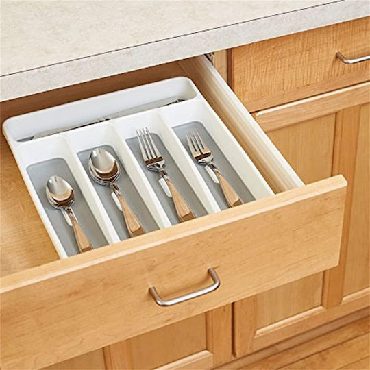Viosarp Tăvi Pentru Tacâmuri De Sertar Din Plastic 33x29x5cm Gri
