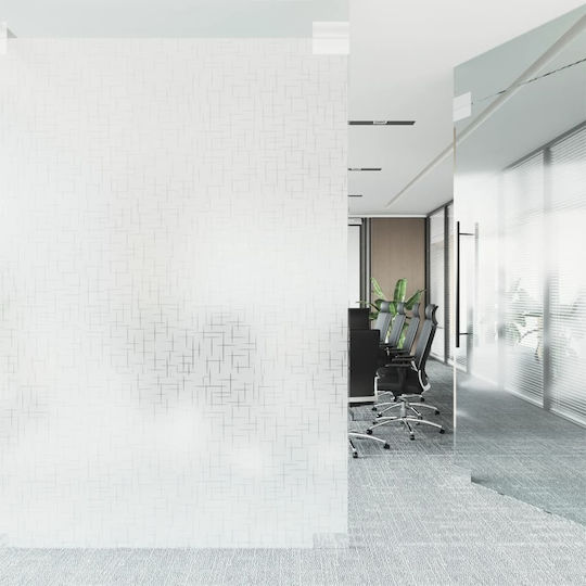 vidaXL Sticker Display Decorative Sandblasting 60cm x 5m Transparent 155842 1pcs