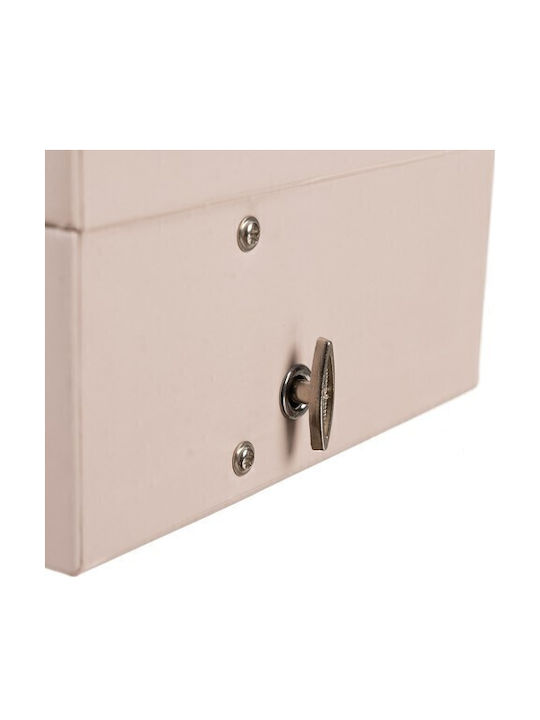 Μουσικό Κουτί Κοσμημάτων Ροζ 15x9x13cm