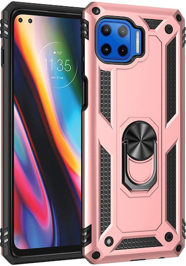 Erbord Back Cover Μεταλλικό Ροζ (Moto G 5G Plus)