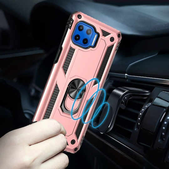 Erbord Back Cover Μεταλλικό Ροζ (Moto G 5G Plus)