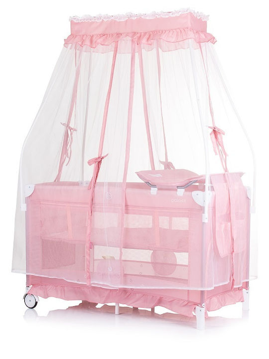 Chipolino Palace Playpen 2 Levels with Changing Table & Mattress Princess Pink