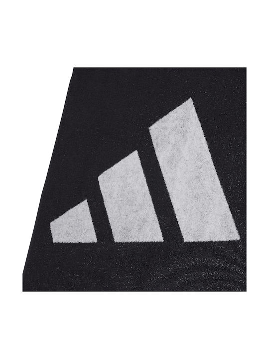adidas Cotton Black Gym Towel 50x100cm
