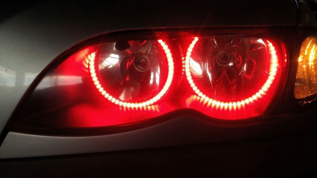 Carro 233237 Rgb 4 inele Rgb 2x131mm 2x146mm Angel Eyes Led