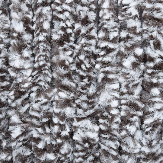 vidaXL Türvorhang Braun 100x230cm 377374