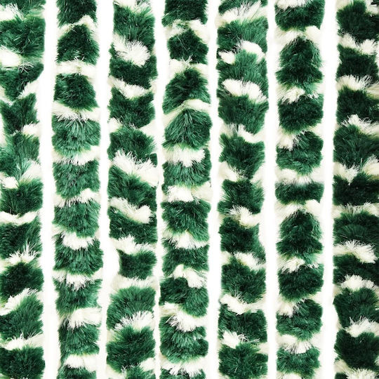 vidaXL Perdea ușă Verde 56x200cm 377383