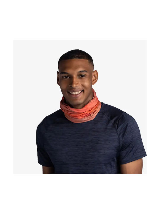 Buff Coolnet Uv+ Motorcycle Rider Neck Warmer made of Polyester Orange Color