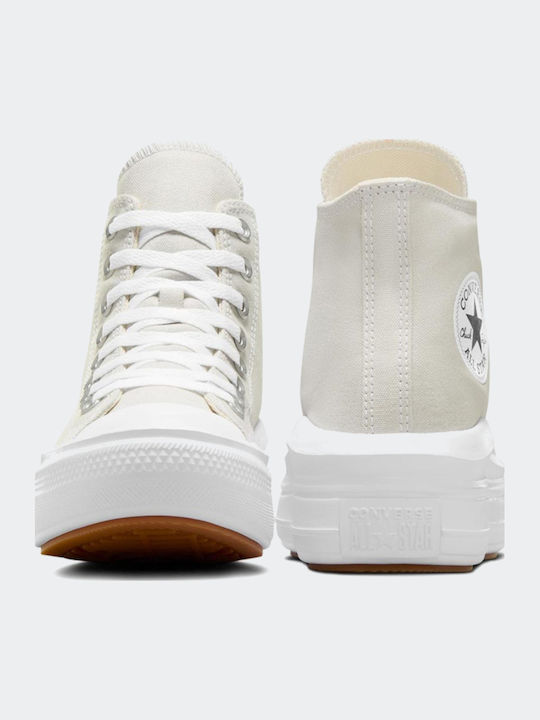 Chuck Taylor All Star Дамски Чънки Маратонки Fossilized / White / Black