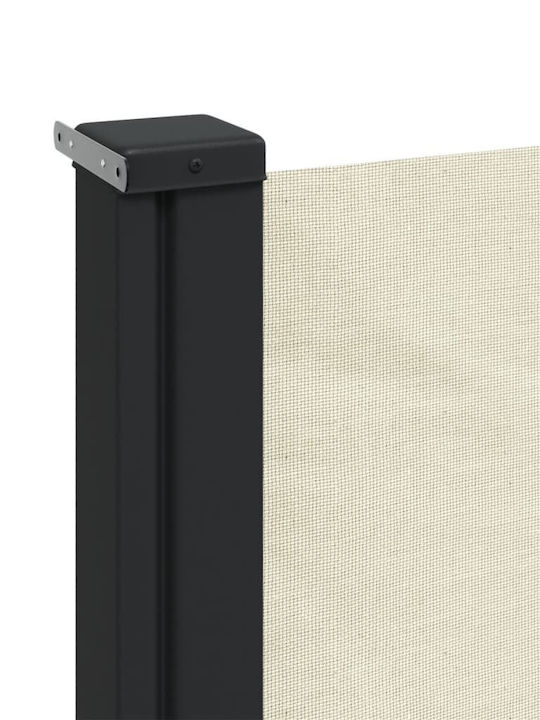 vidaXL Garden Sideway Sunshade Roller Beige 5x1cm