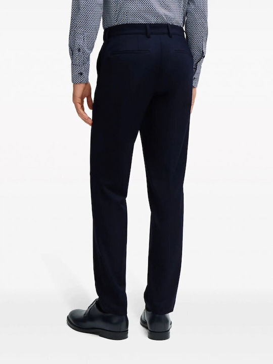 Hugo Boss P-genius Men's Trousers Elastic Blue