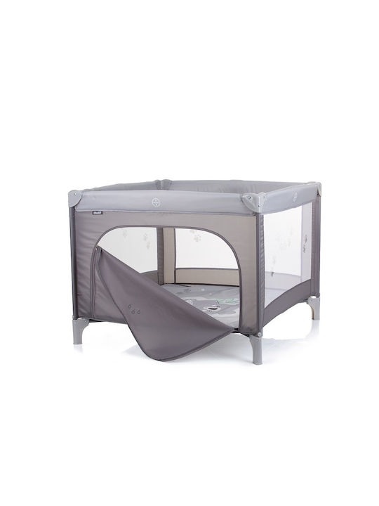 Chipolino Pop Up Laufstall mit Matratze Koala Grey 100x100cm