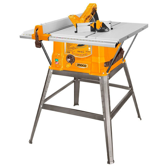Ingco Bench Saw 1500W, Cutting Disc Diameter 254mm & Cutting Speed 4500rpm TS150078